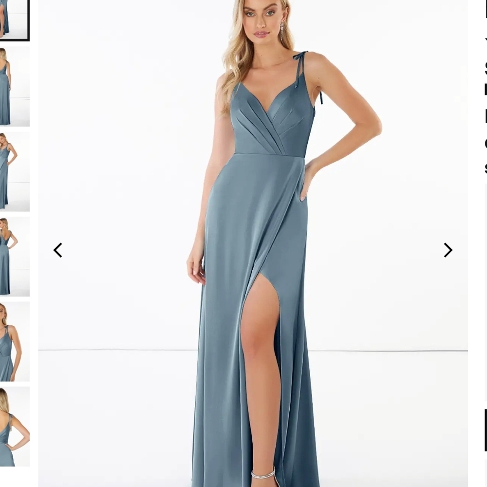 Azazie Noemi Stretch Satin Dress